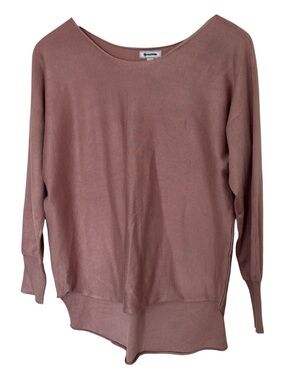 Susina Off-the-Shoulder Sweater Women's Size M Mauve